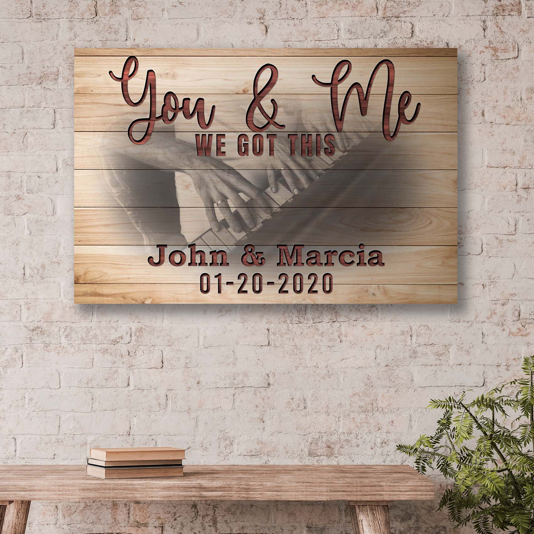 You and Me We Got This Couple Piano Sign on sale at MyriadMart