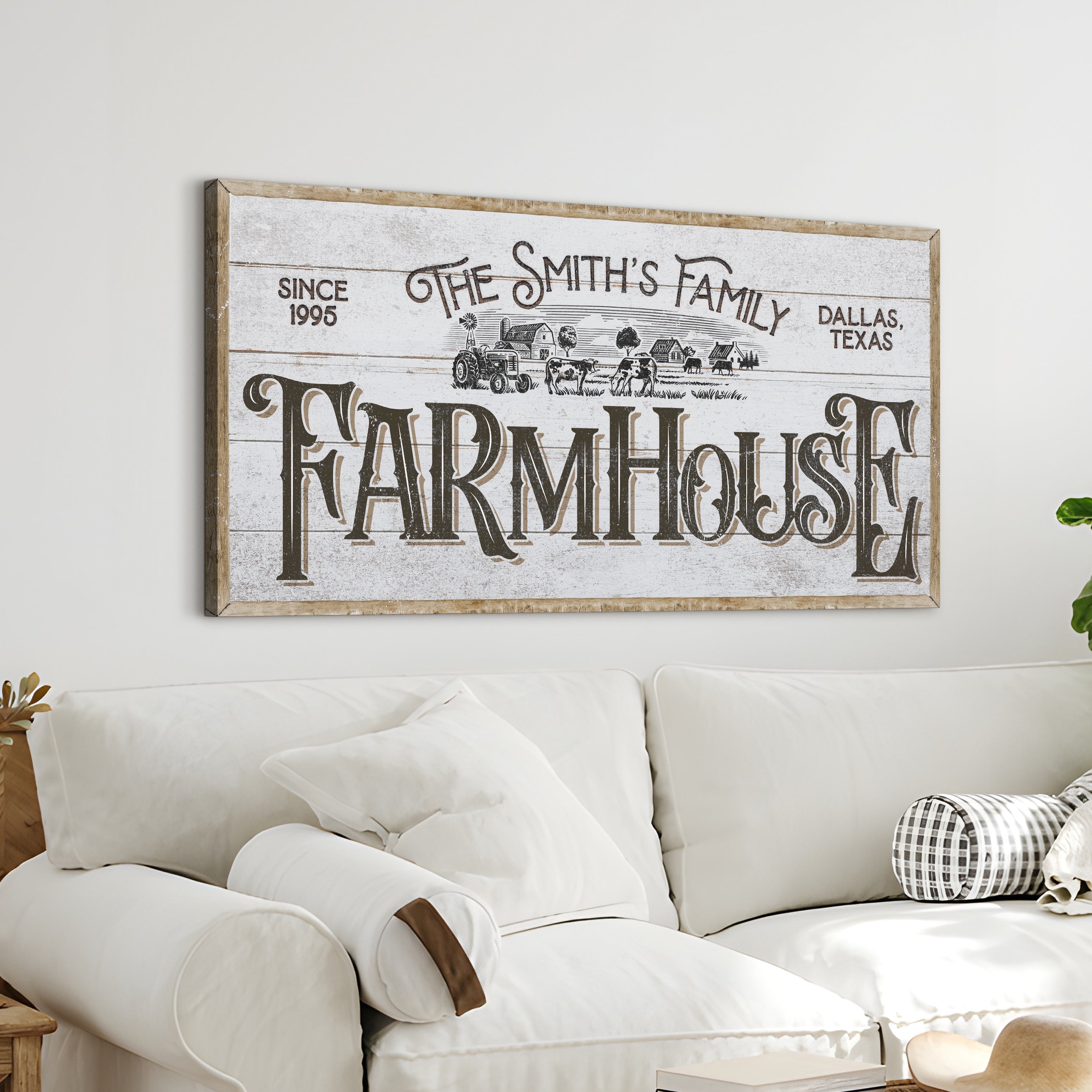 Personalized Farmhouse Sign V on sale at MyriadMart