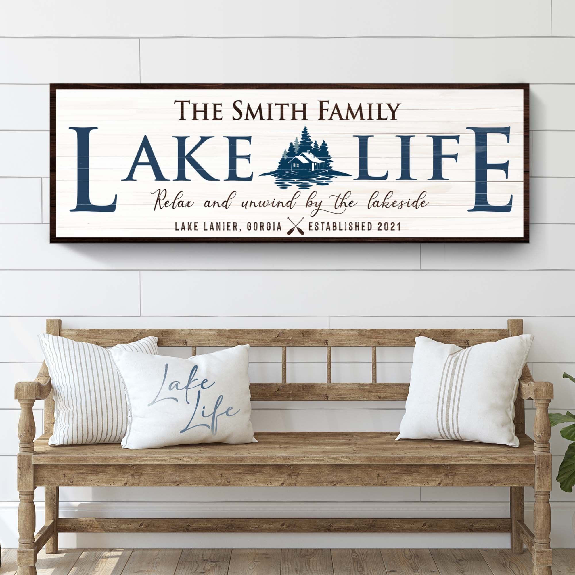 Personalized Lake Life Sign on sale at MyriadMart
