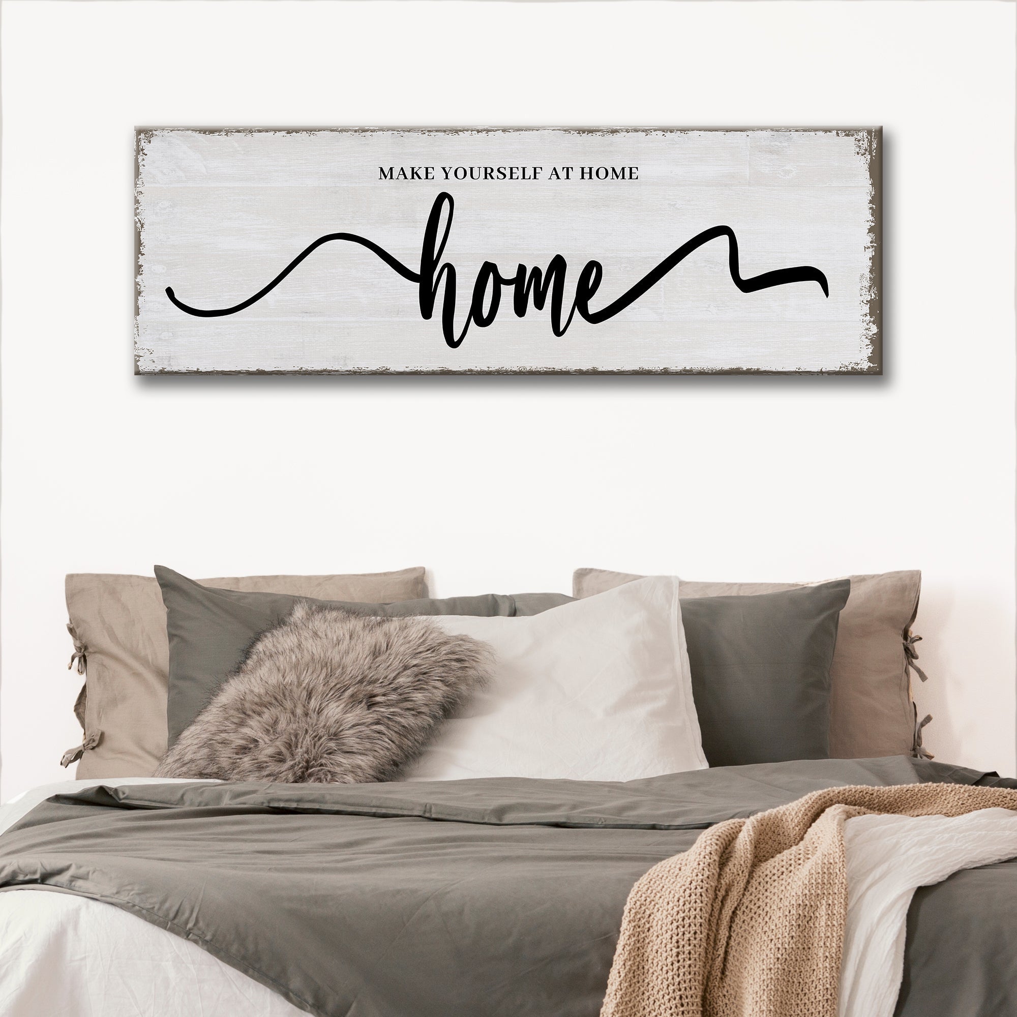 Make Yourself At Home Sign on sale at MyriadMart