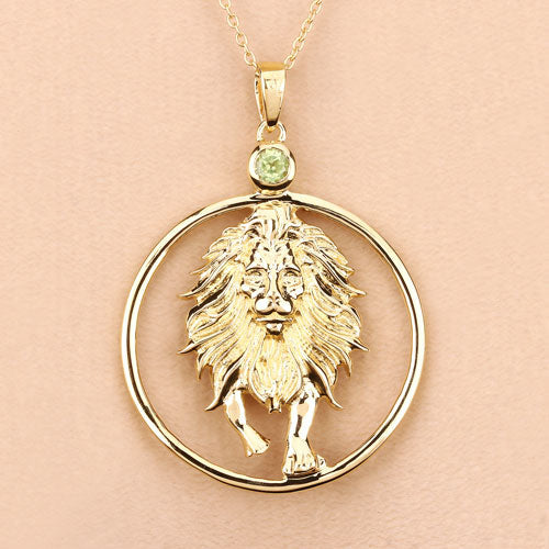 0.24 Carat Genuine Peridot .925 Sterling Silver Pendant on sale at MyriadMart