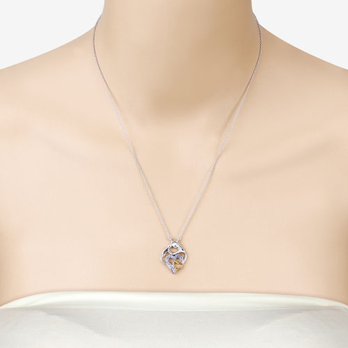 0.28 Carat Genuine Tanzanite .925 Sterling Silver Pendant on sale at MyriadMart