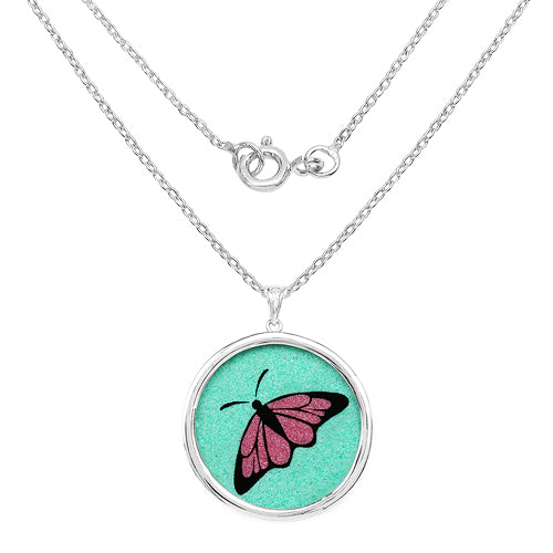 29.50 Carat Genuine Emerald .925 Sterling Silver Pendant on sale at MyriadMart