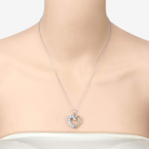 0.84 Carat Genuine Swiss Blue Topaz .925 Sterling Silver Pendant on sale at MyriadMart