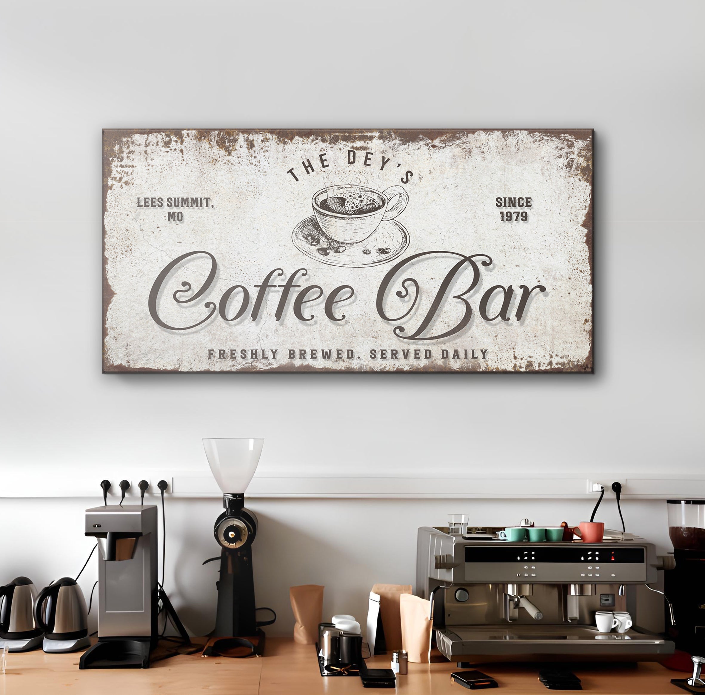Coffee Bar Sign on sale at MyriadMart