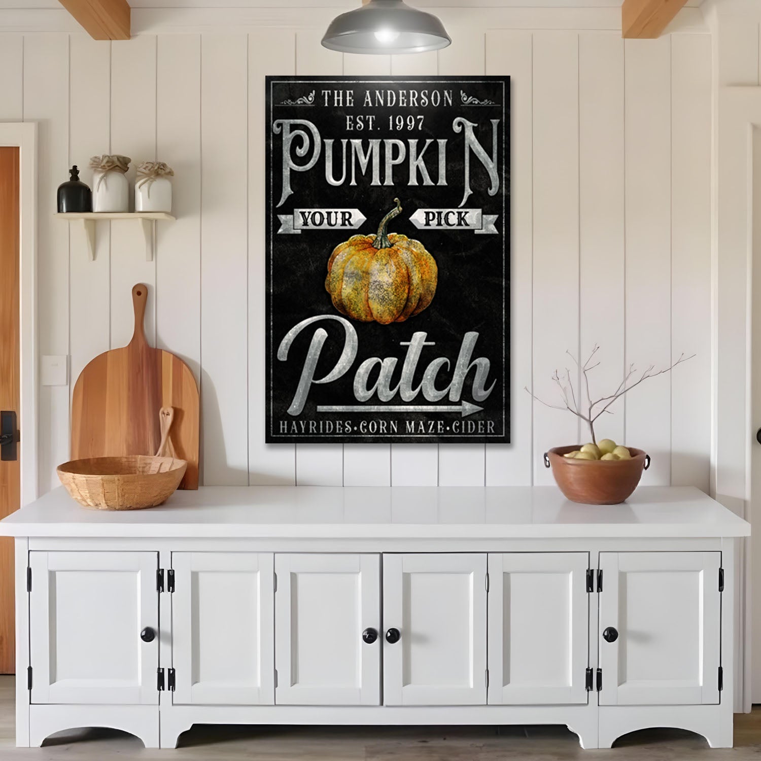 Vintage Pumpkin Patch Thanksgiving Sign on sale at MyriadMart