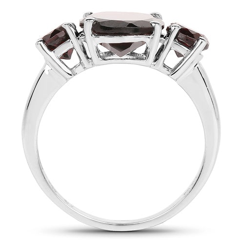 5.01 Carat Genuine Garnet .925 Sterling Silver Ring on sale at MyriadMart