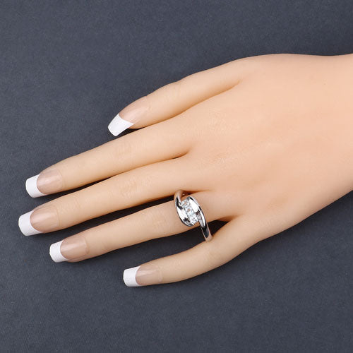 0.74 Carat Genuine Blue Topaz .925 Sterling Silver Ring on sale at MyriadMart