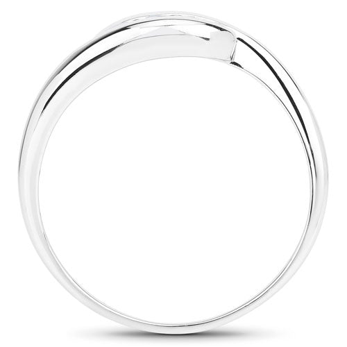 0.74 Carat Genuine Blue Topaz .925 Sterling Silver Ring on sale at MyriadMart