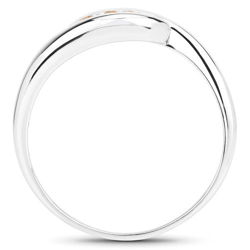 0.55 Carat Genuine Citrine .925 Sterling Silver Ring on sale at MyriadMart