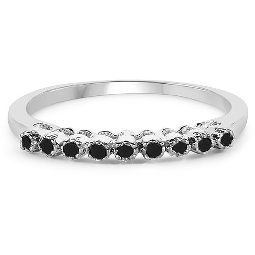 0.32 Carat Genuine Multi Diamond .925 Sterling Silver Ring on sale at MyriadMart