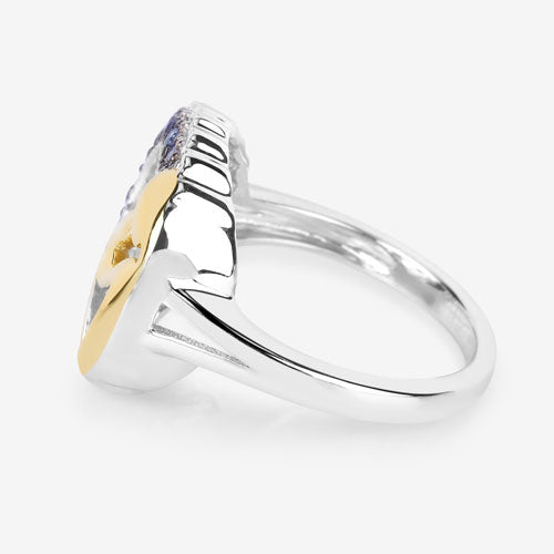 0.28 Carat Genuine Tanzanite .925 Sterling Silver Ring on sale at MyriadMart