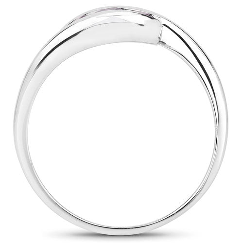 0.54 Carat Genuine Amethyst .925 Sterling Silver Ring on sale at MyriadMart