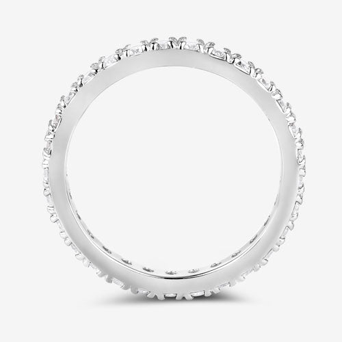 1.00 Carat Lab Grown Diamond 14K White Gold Ring on sale at MyriadMart