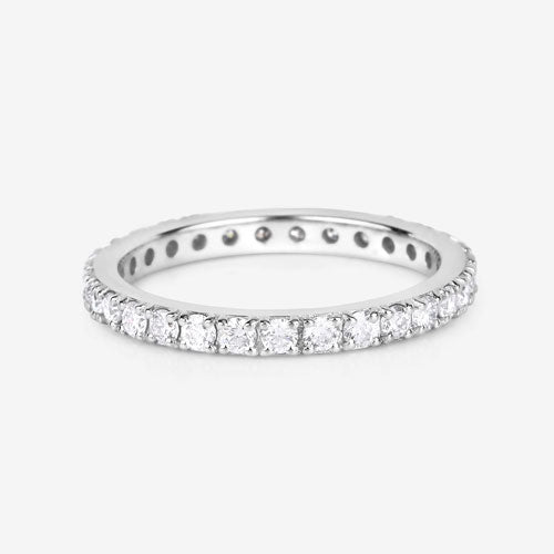 1.00 Carat Lab Grown Diamond 14K White Gold Ring on sale at MyriadMart