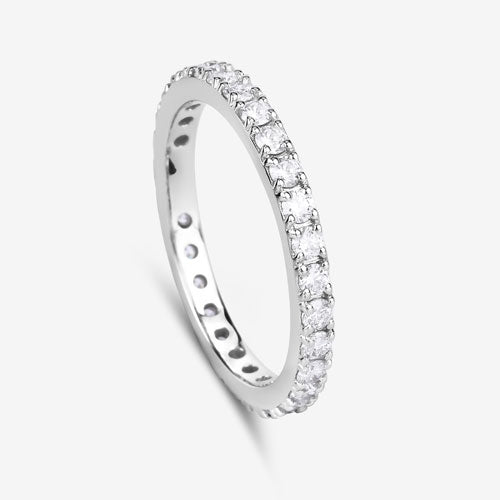 1.00 Carat Lab Grown Diamond 14K White Gold Ring on sale at MyriadMart