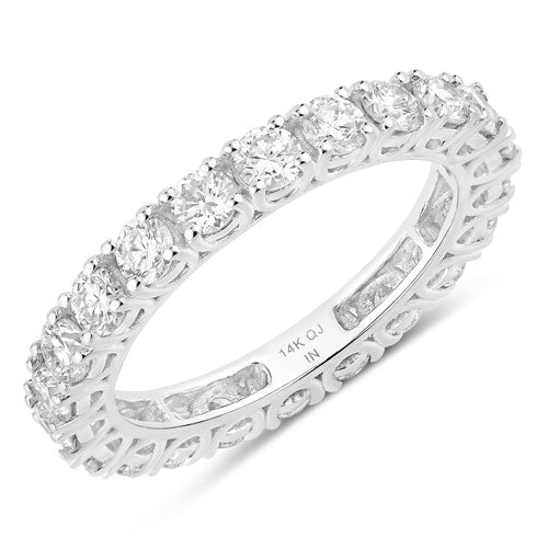 2.00 Carat Lab Grown Diamond 14K White Gold Ring on sale at MyriadMart