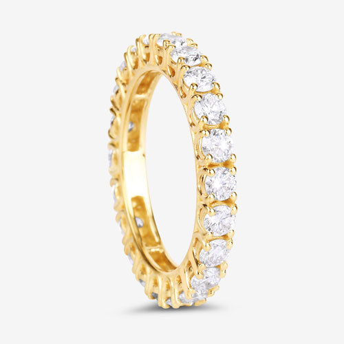 2.00 Carat Lab Grown Diamond 14K Yellow Gold Ring on sale at MyriadMart