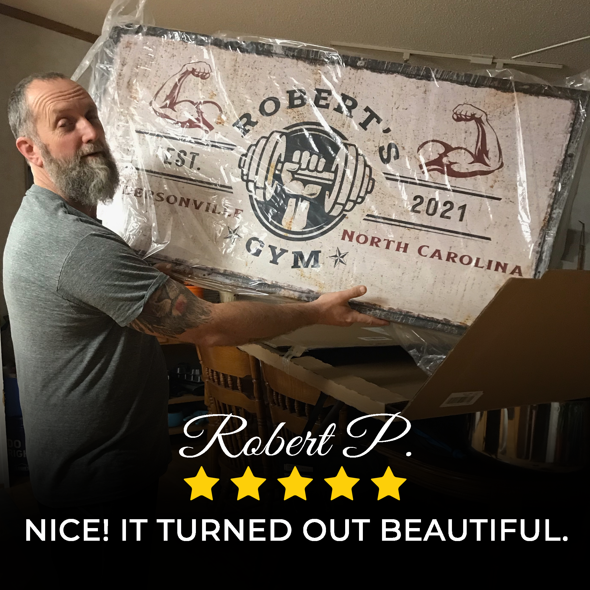 Gym Sign V on sale at MyriadMart