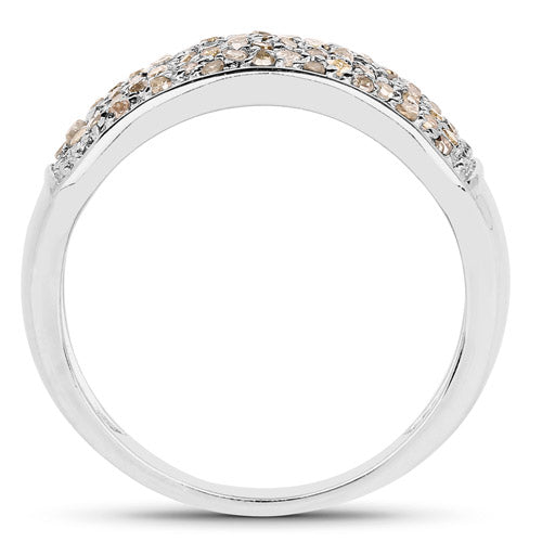 0.42 Carat Genuine White Diamond .925 Sterling Silver Ring on sale at MyriadMart