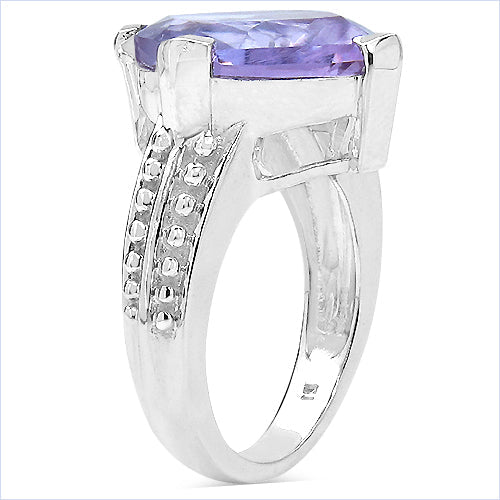 10.30 Carat Genuine Amethyst .925 Sterling Silver Ring on sale at MyriadMart