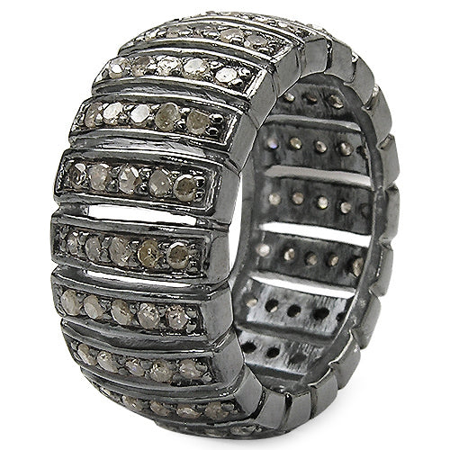 1.25 Carat Genuine TLB Diamond .925 Sterling Silver Ring on sale at MyriadMart