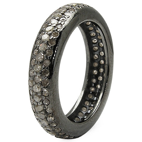 1.13 Carat Genuine TLB Diamond .925 Sterling Silver Ring on sale at MyriadMart