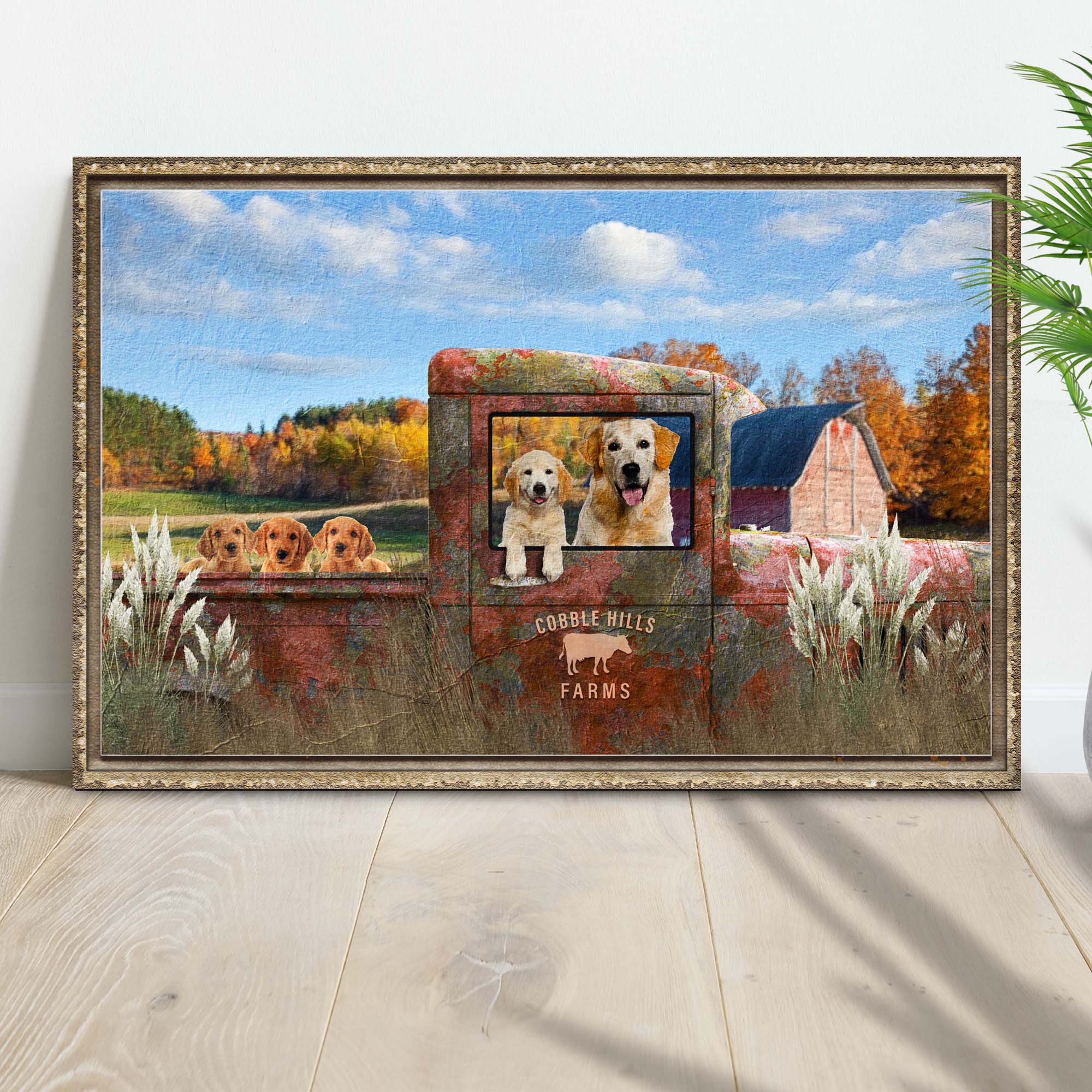 Pet Family Farm Name Sign on sale at MyriadMart