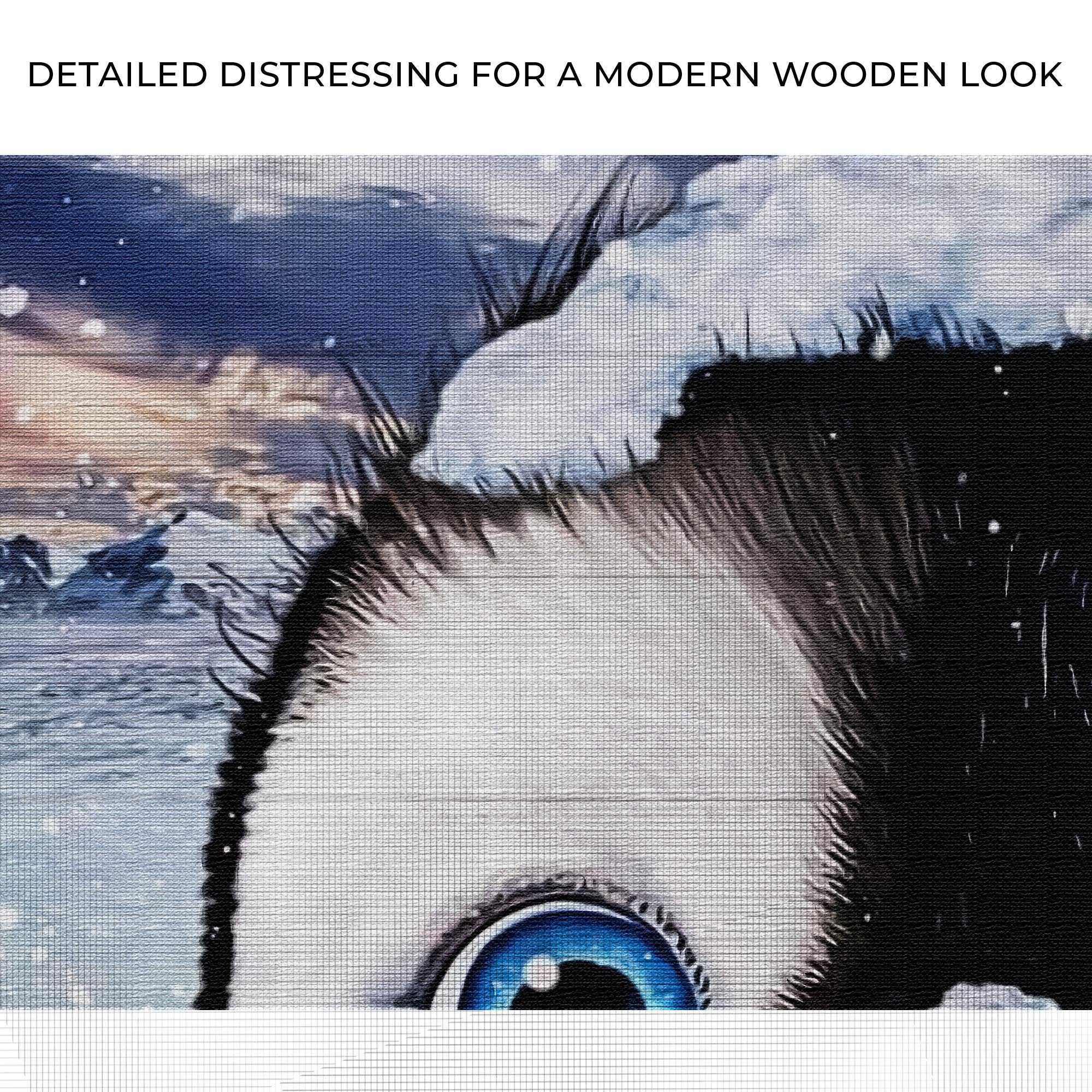 Penguin Peekaboo Painting Canvas Wall Art on sale at MyriadMart