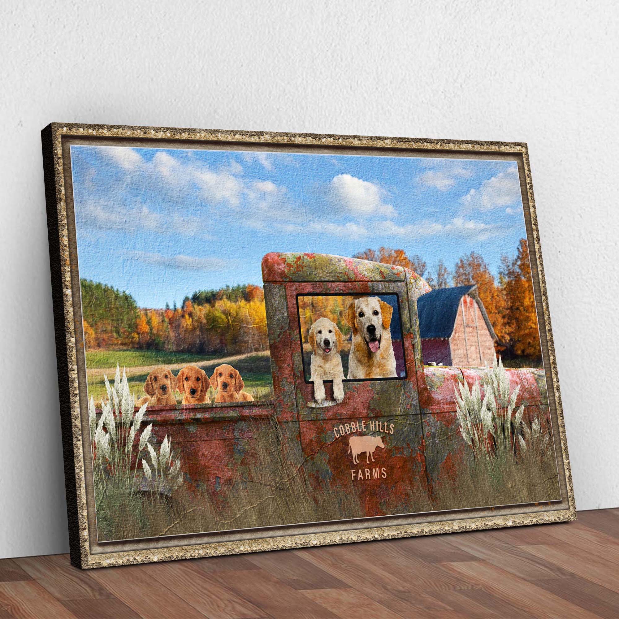 Pet Family Farm Name Sign on sale at MyriadMart