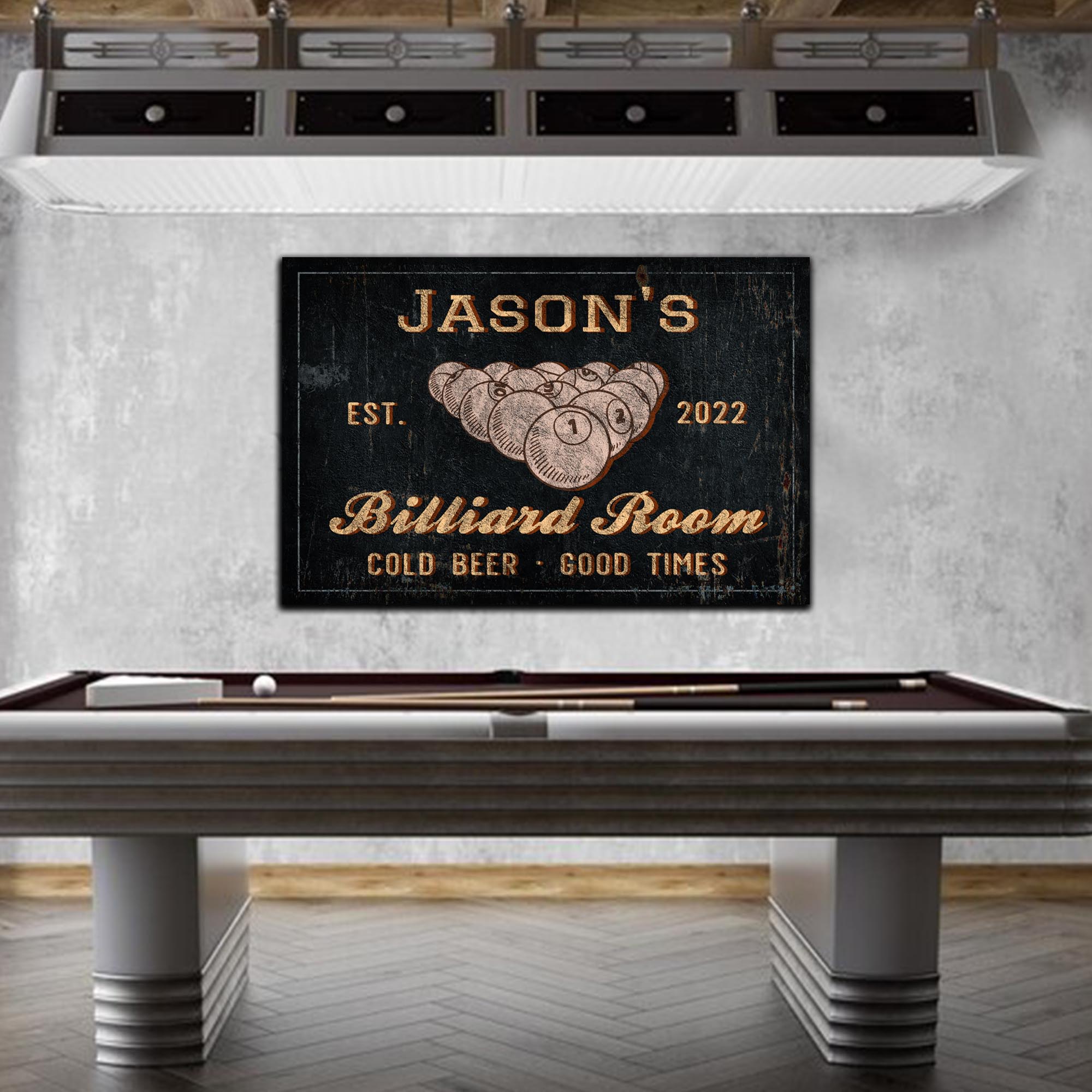 Billiard Room Sign on sale at MyriadMart