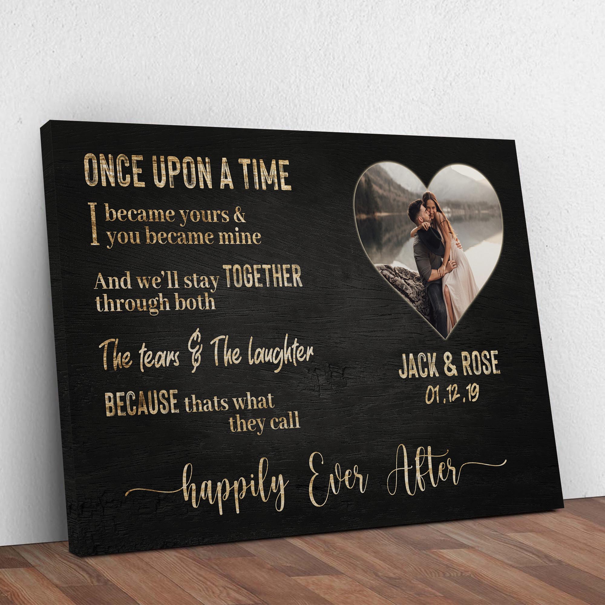 Happily Ever After Couple Sign III on sale at MyriadMart
