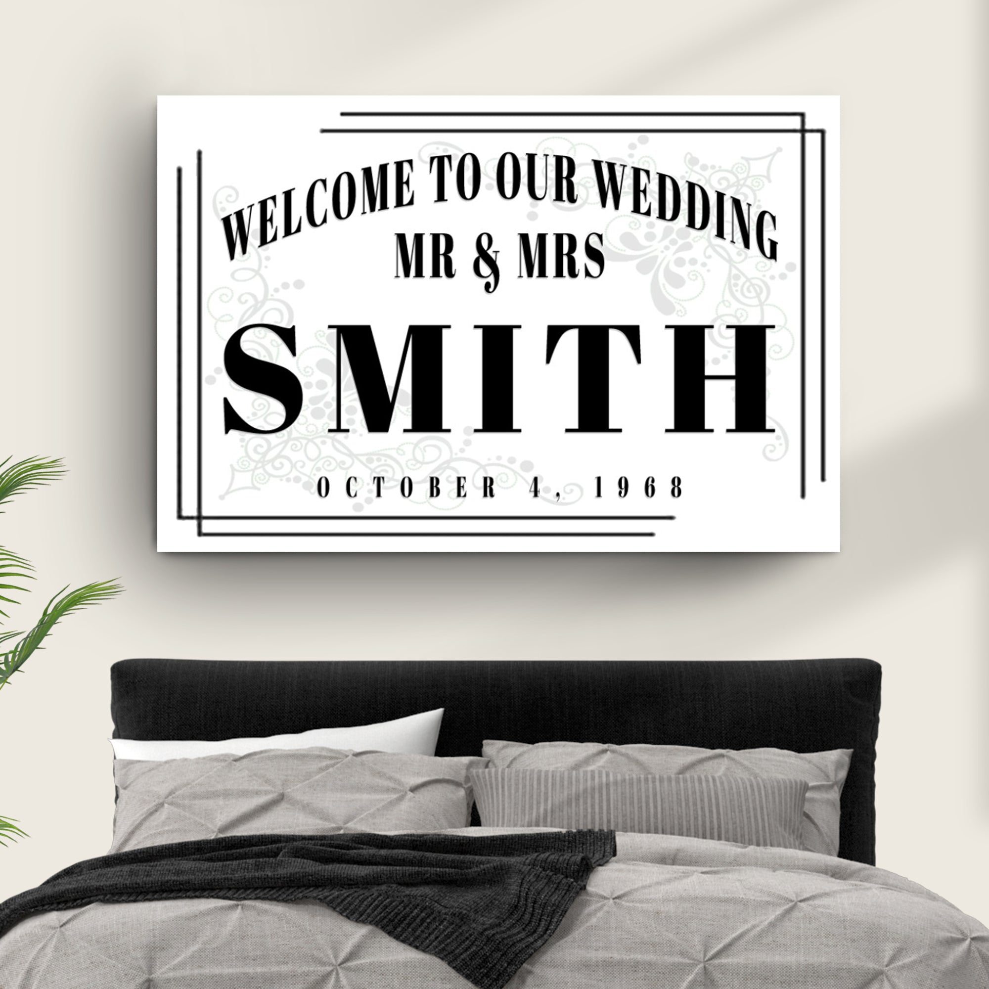 Welcome To Our Wedding Sign III on sale at MyriadMart