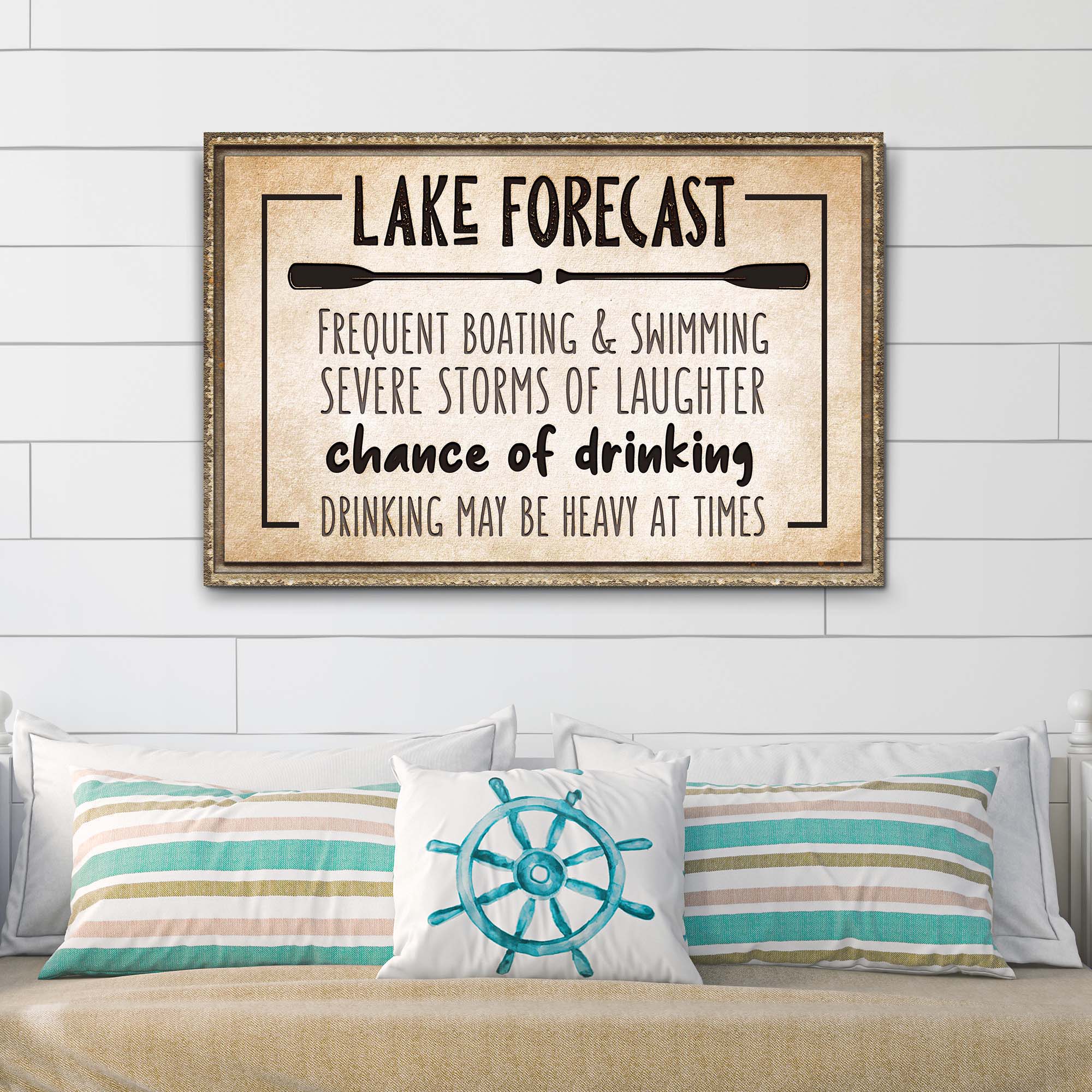 Lake Forecast Sign on sale at MyriadMart