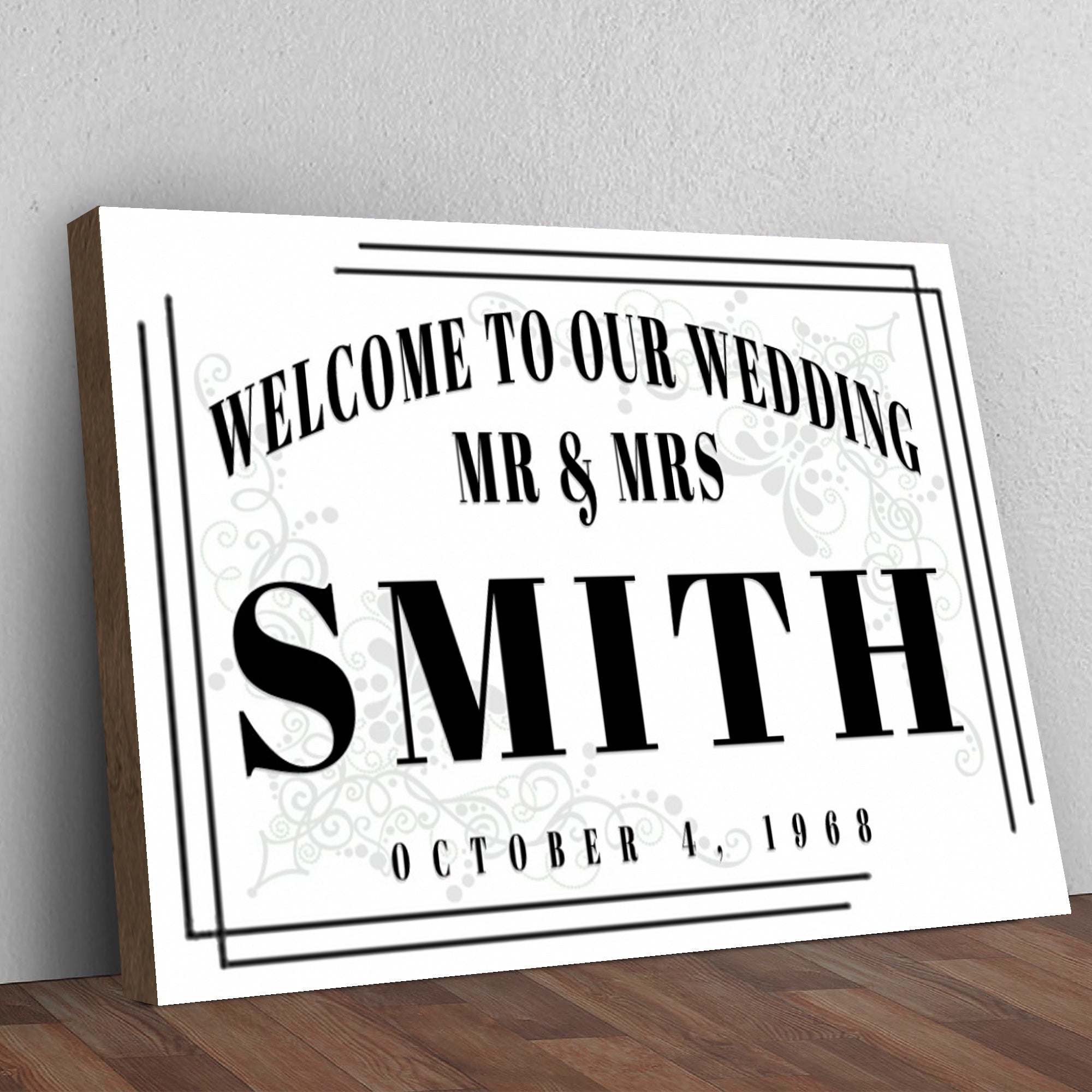 Welcome To Our Wedding Sign III on sale at MyriadMart