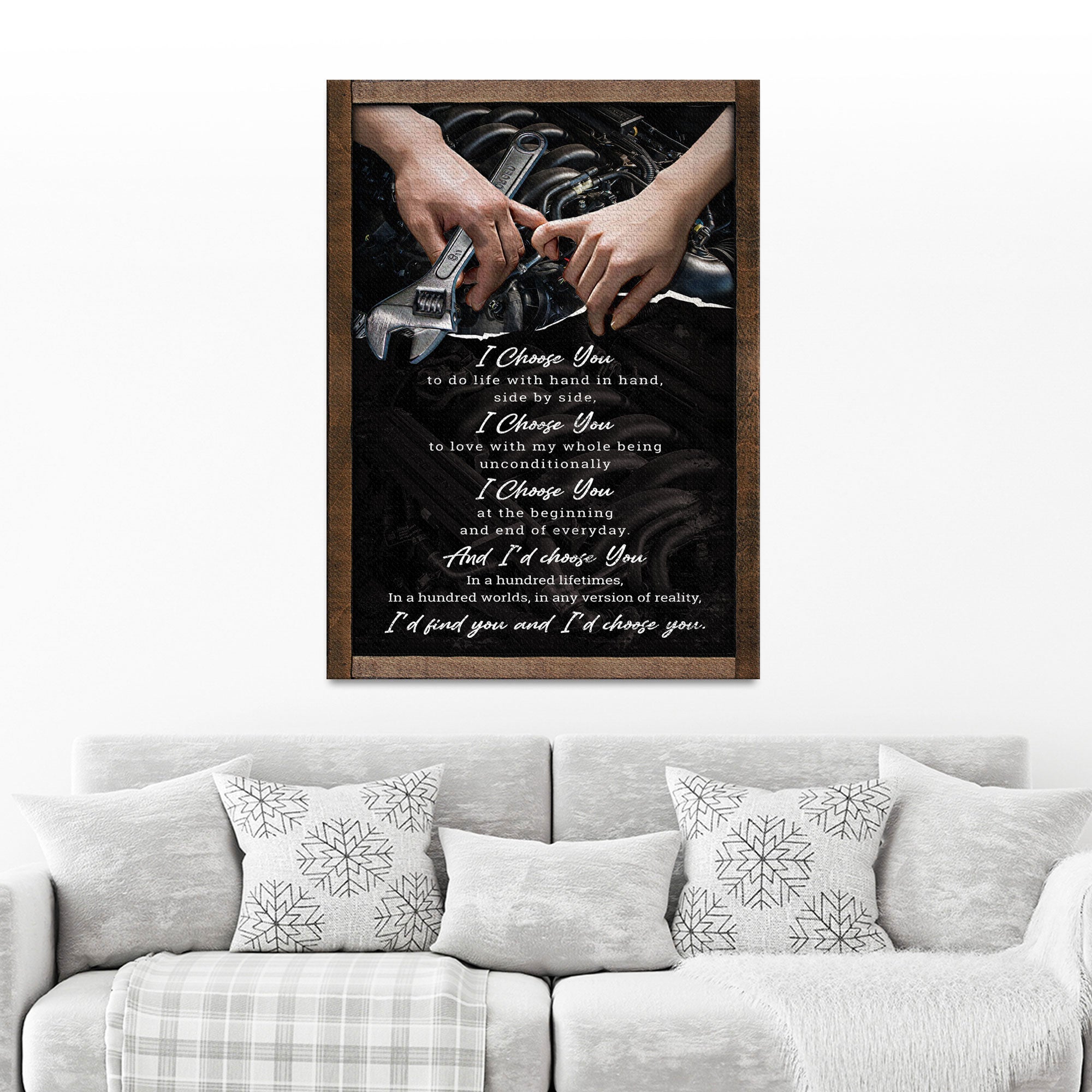I'd Find You And I'd Choose You Couple Sign on sale at MyriadMart