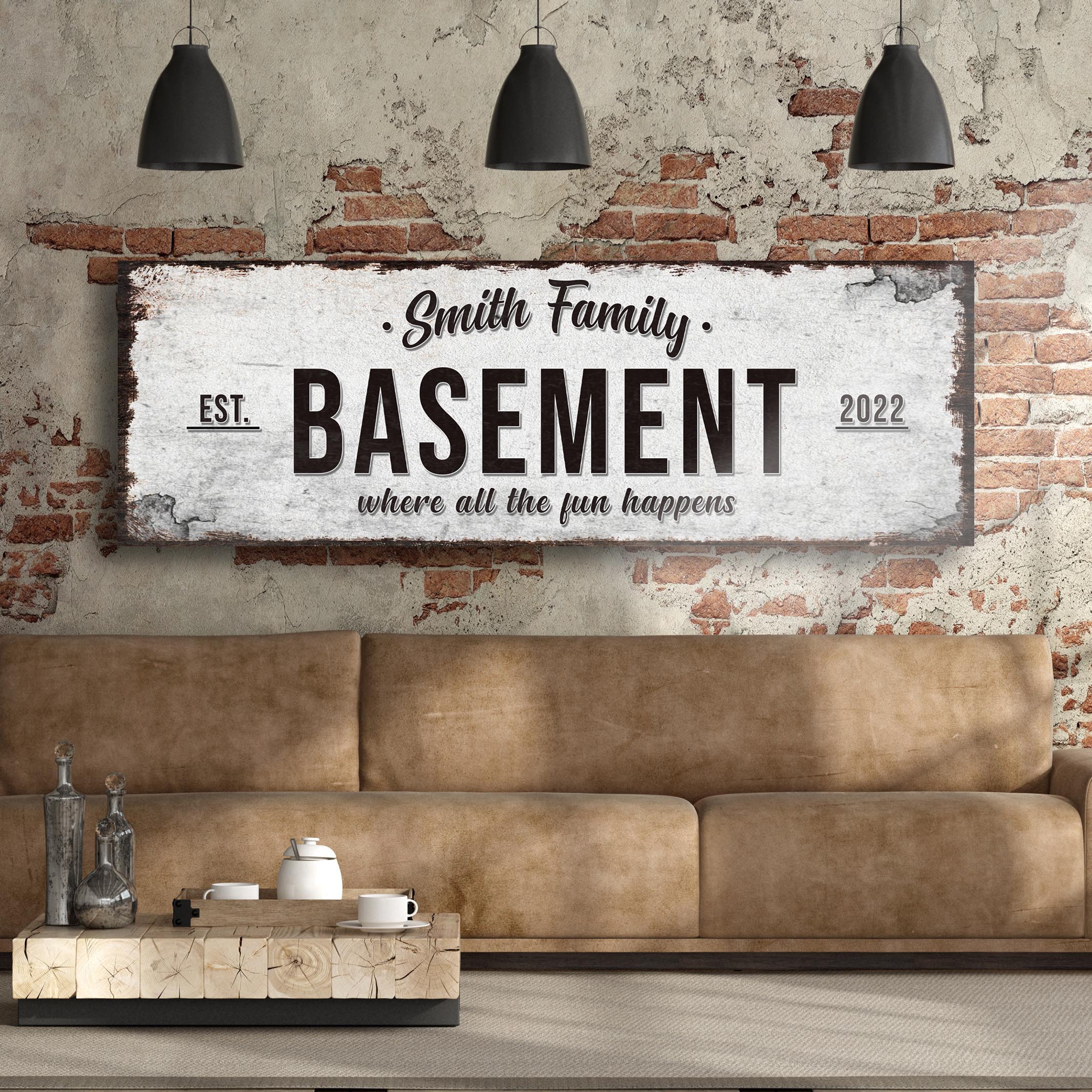 Family Basement Sign III on sale at MyriadMart