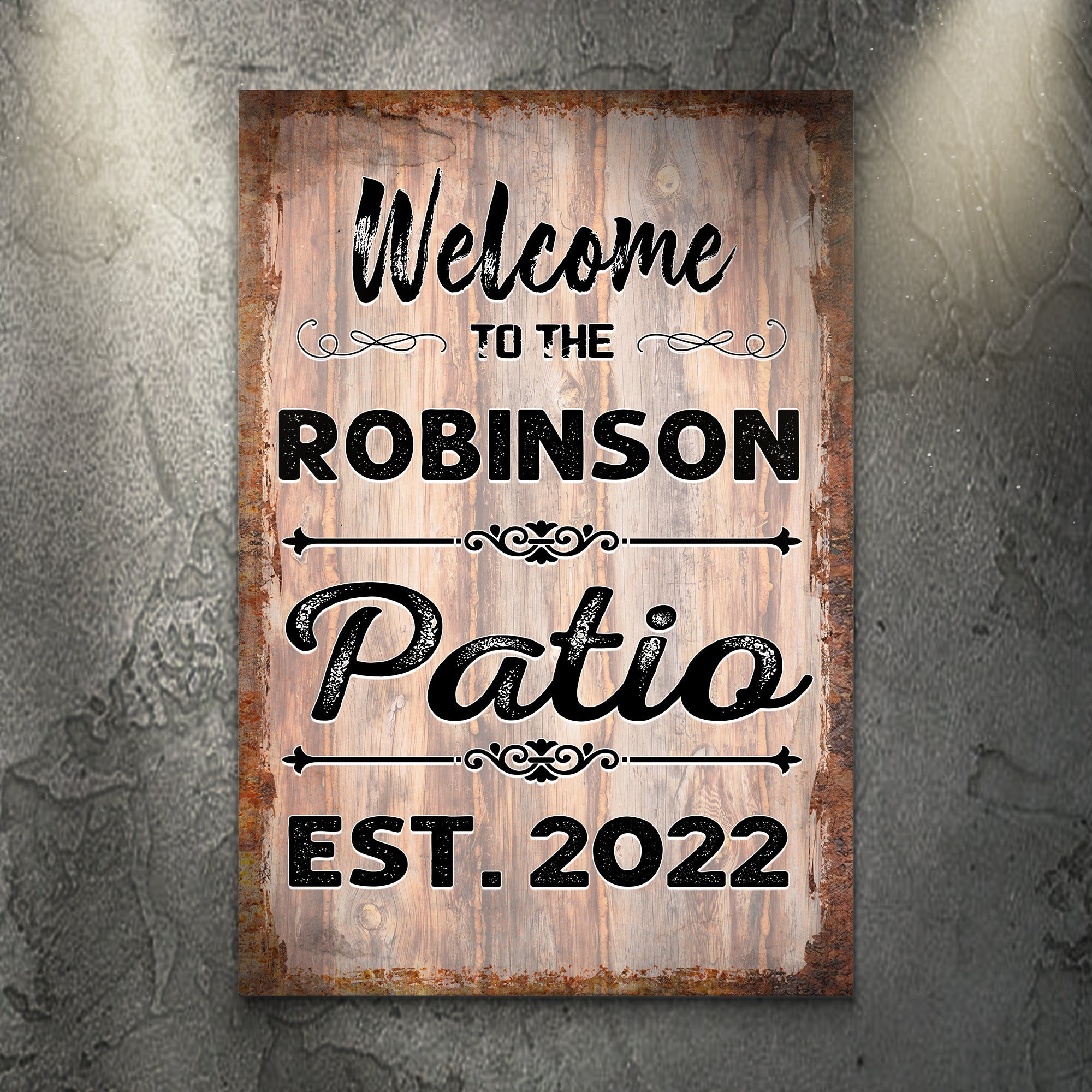 Welcome To The Patio Sign IV on sale at MyriadMart