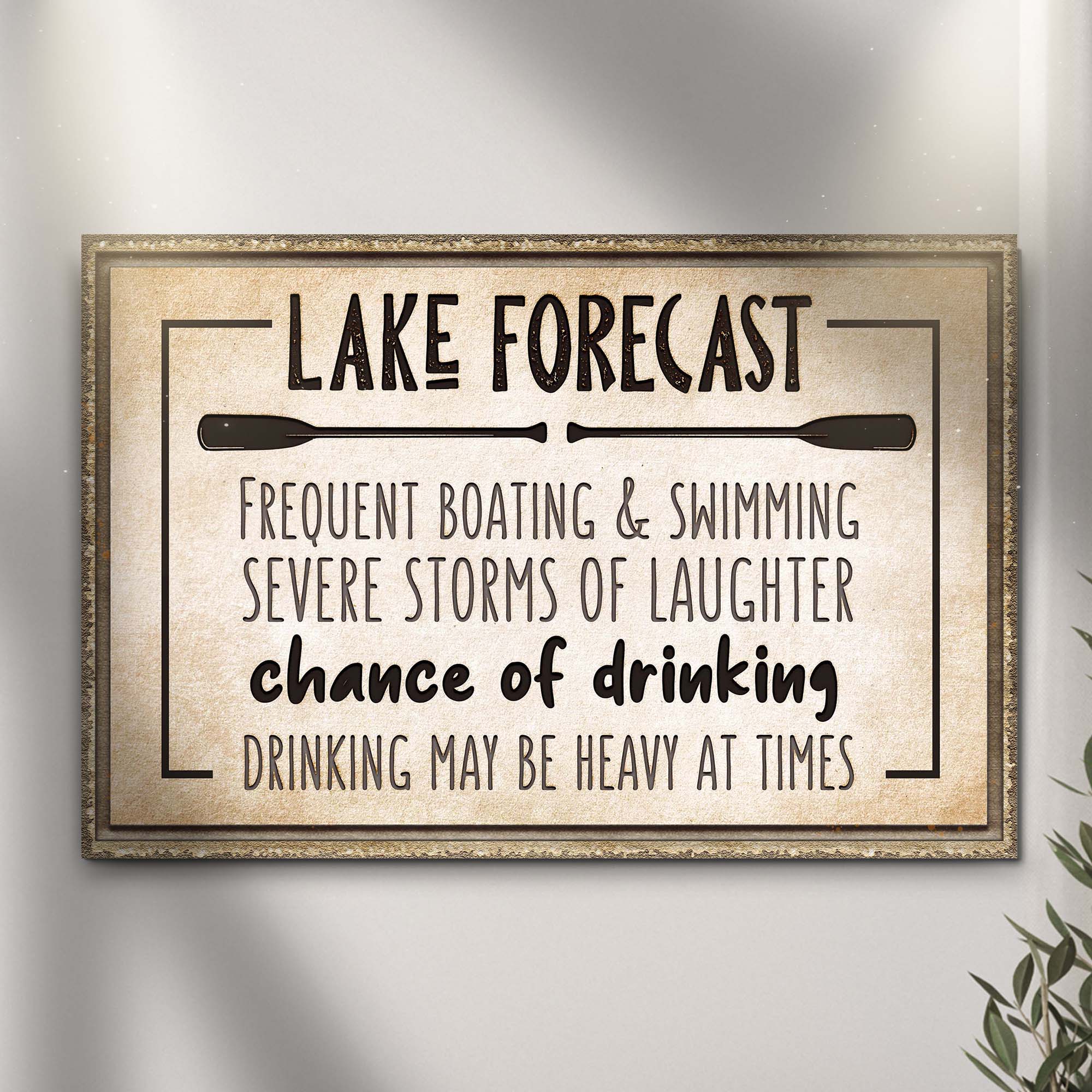 Lake Forecast Sign on sale at MyriadMart