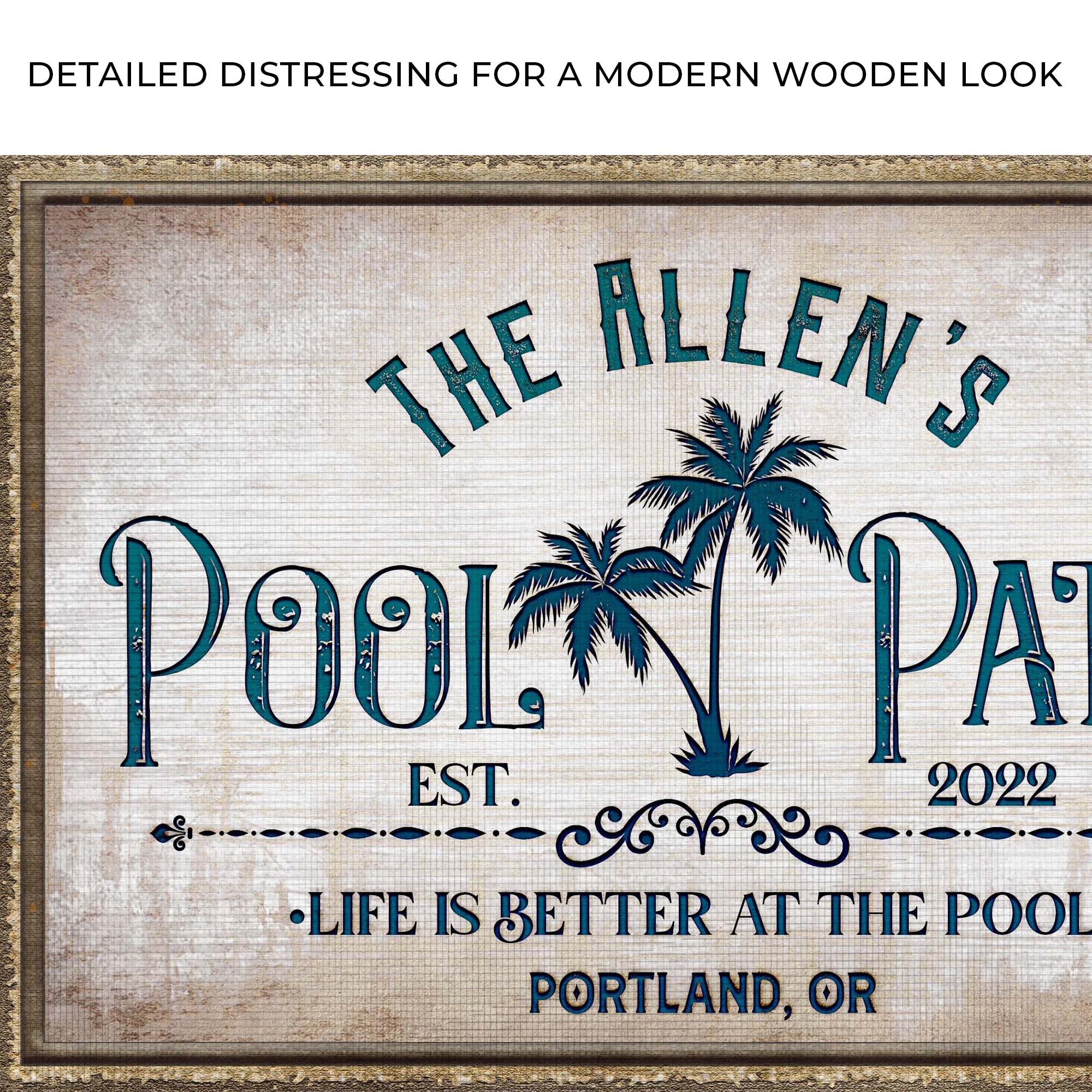 Life Is Better At The Pool And Patio Sign on sale at MyriadMart