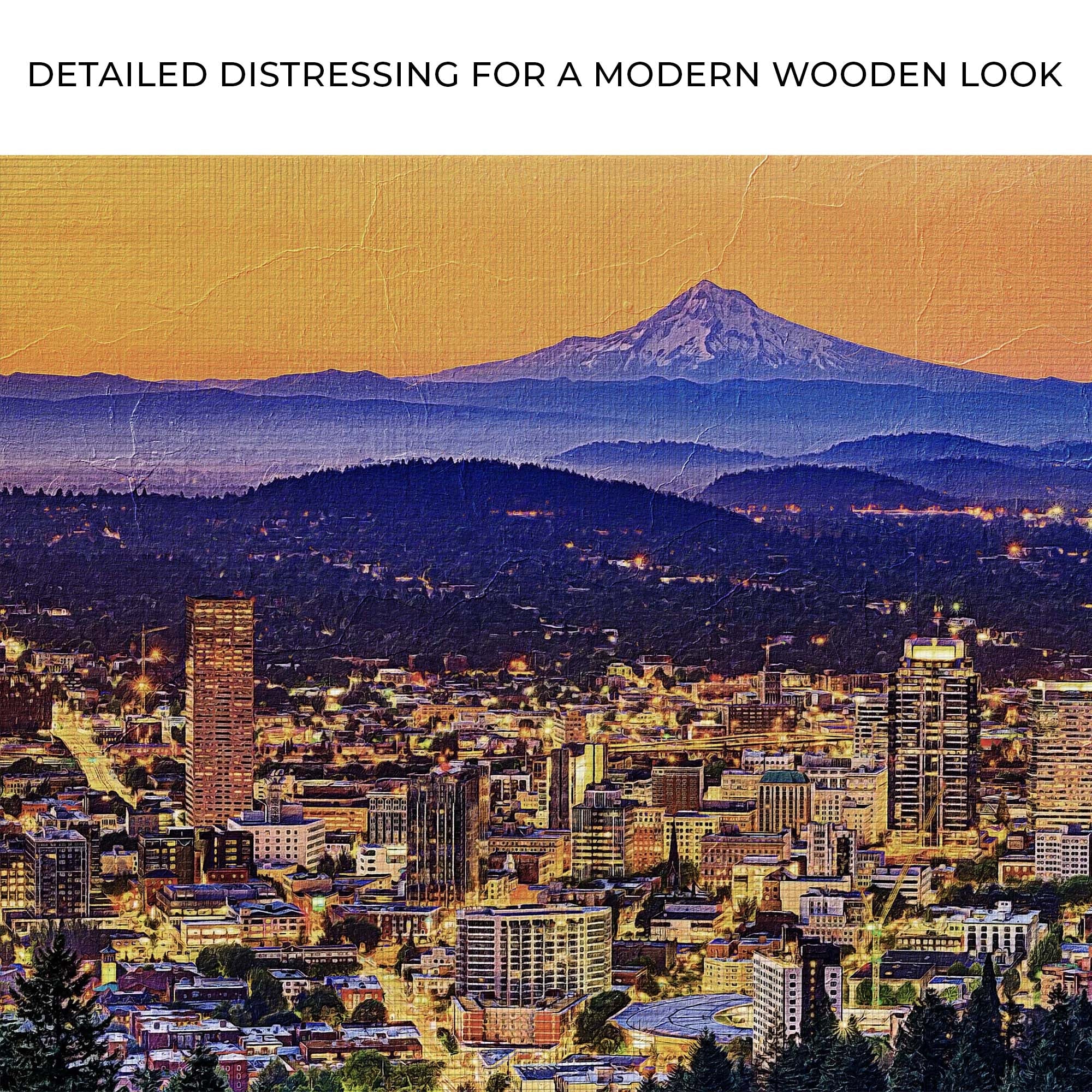 Portland Oregon Skyline Canvas Wall Art on sale at MyriadMart