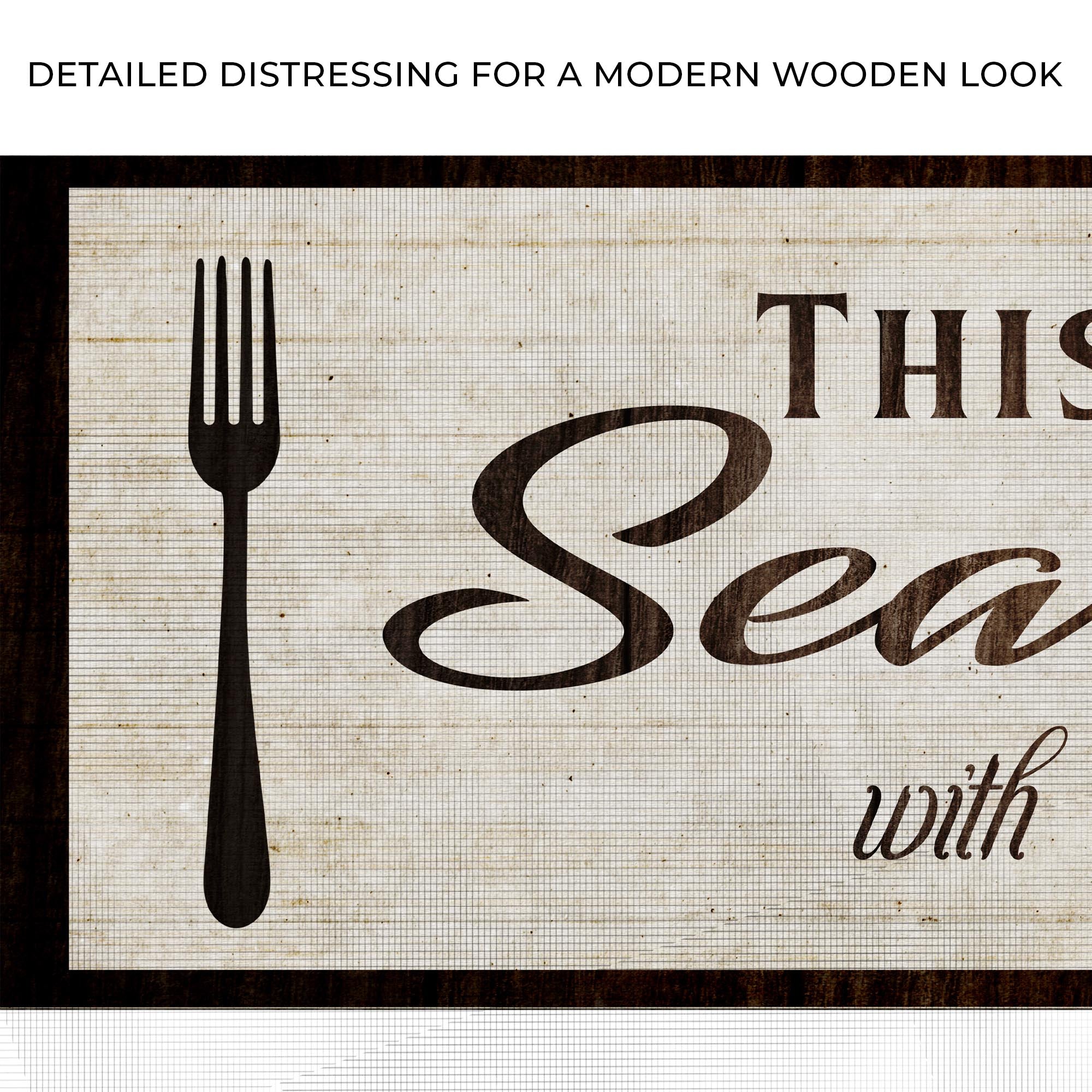 Kitchen Seasoned With Love Sign lll on sale at MyriadMart