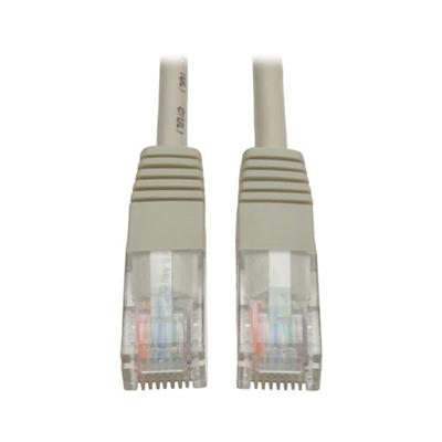 7 ft. Category 5E patch cable, gray, RJ45 male & female connectors, molded strain relief design, 350 MHZ.