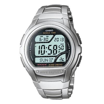 Atomic Digital Watch Silver