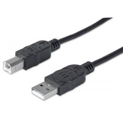 Male / B Male, 1.8 m (6 ft.) USB Device Cable - Black