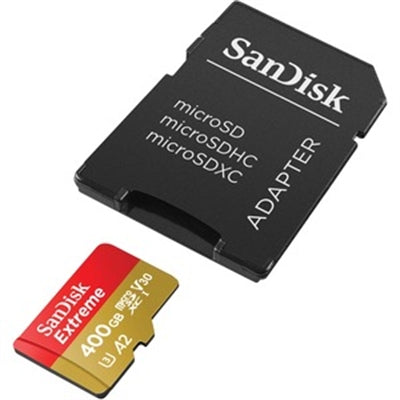 Ext microSD W Adapter 400GB
