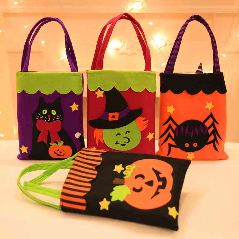 Assorted 2-Piece Halloween Element Handbags, MyriadMart