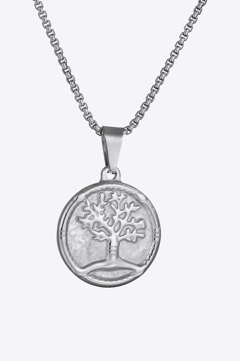 Tree Of Life Pendant Stainless Steel Necklace