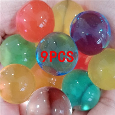 200/100/10pcs/lot Large Hydrogel Pearl Shaped Big 3-4cm Crystal Soil Water Beads Mud Grow Ball Wedding Growing Bulbs