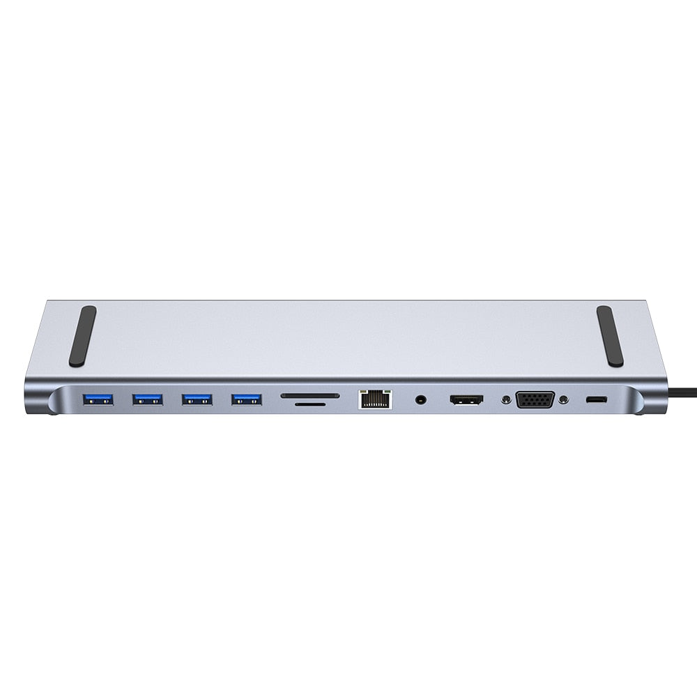 4/5/8/11-in-1 Type C Dock USB C Hub 3.0 Splitter Multiport Adapter 4K HDMI RJ45 SD/TF VGA HDMI PD for Laptop MacBook iPad xiaomi
